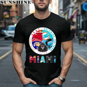 Miami Heat Miami Dolphins Miami Marlins Florida Panthers Inter Shirt 1 men shirt