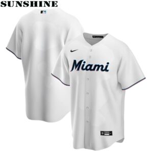 Miami Marlins Nike Official Replica Home Jersey Mens