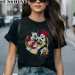 Mickey And Friends Distressed Friend Group Circle Shirt
