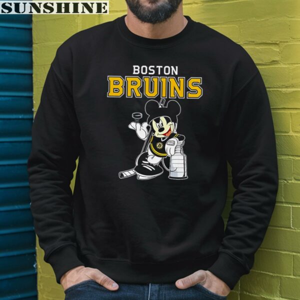 Mickey Boston Bruins With The Stanley Cup Hockey NHL Shirt 3 sweatshirt