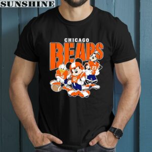 Mickey Donald Duck And Goofy Football Team 2024 Chicago Bears Shirt