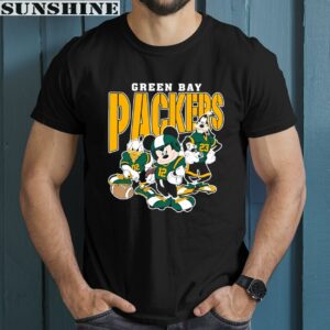 Mickey Donald Duck And Goofy Football Team 2024 Green Bay Packers Shirt