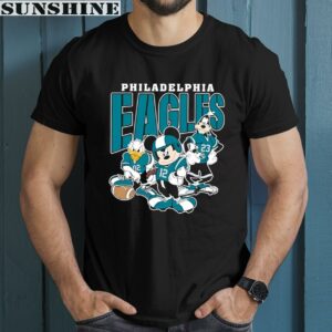 Mickey Donald Duck And Goofy Football Team 2024 Philadelphia Eagles Shirt