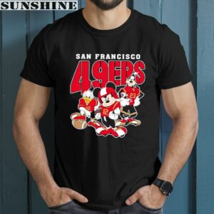 Mickey Donald Duck And Goofy Football Team San Francisco 49ers Shirt