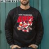 Mickey Donald Duck And Goofy Football Team San Francisco 49ers Shirt 3 sweatshirt