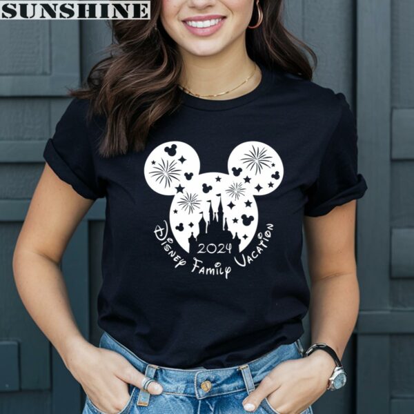 Mickey Fireworks Disney Family Shirt Vacation Gift