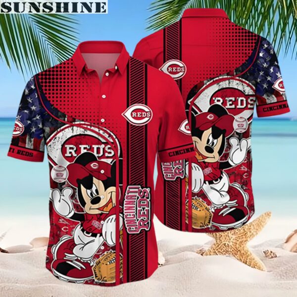 Mickey Lover Cincinnati Reds MLB Hawaiian Shirt 2 hawaiian shirt