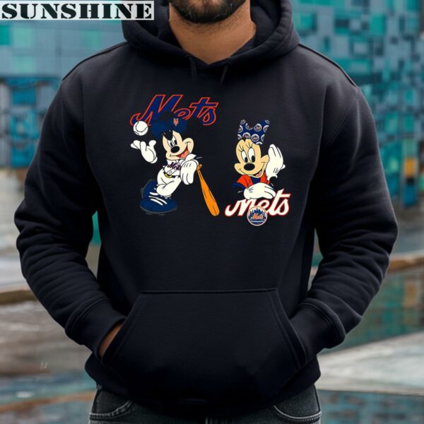 Mickey Mouse And Minnie Mouse NY Mets Shirt 4 hoodie