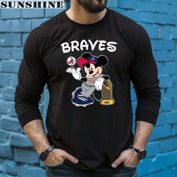 Mickey Mouse Atlanta Braves World Series Champions Cup Shirt 5 long sleeve