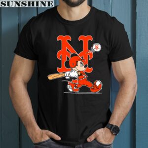 Mickey Mouse Player MLB New York Mets Shirt