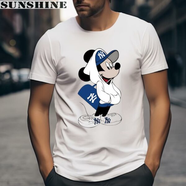 Mickey Mouse Style New York Yankees Shirt 1 men shirt