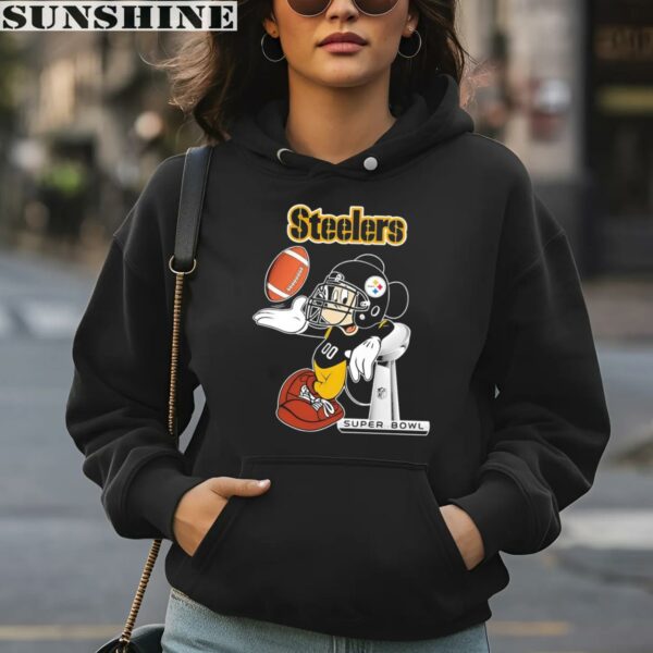Mickey Mouse Super Bowl Pittsburgh Steelers Shirt 4 hoodie