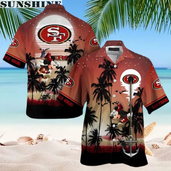 Mickey San Francisco 49ers NFL Football Hawaiian Shirt 2 hawaiian shirt