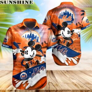 Mickey Surfing Lover New York Mets MLB Hawaiian Shirt 1 hawaii