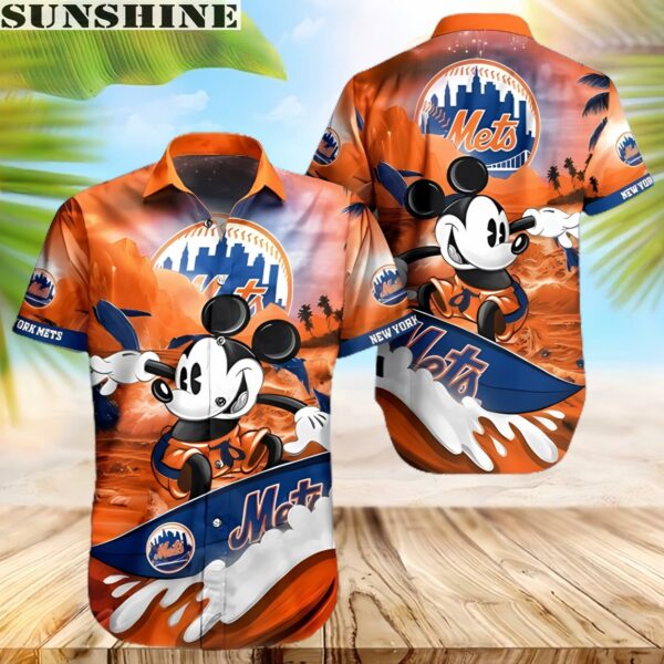 Mickey Surfing Lover New York Mets MLB Hawaiian Shirt 1 hawaii