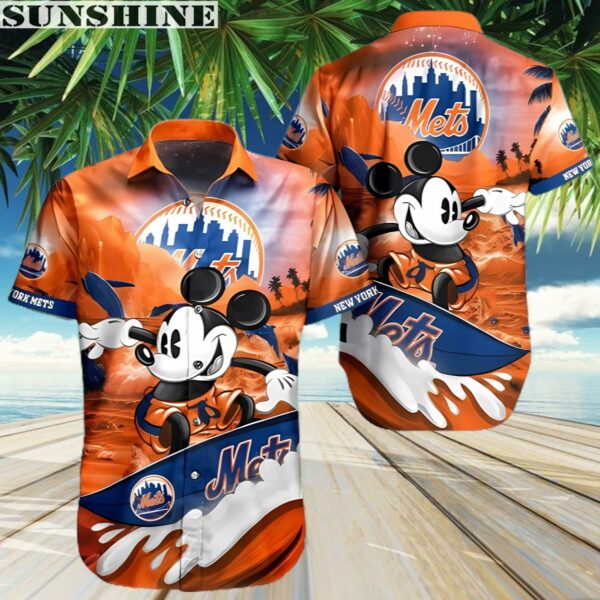 Mickey Surfing Lover New York Mets MLB Hawaiian Shirt 3 Aloha shirt