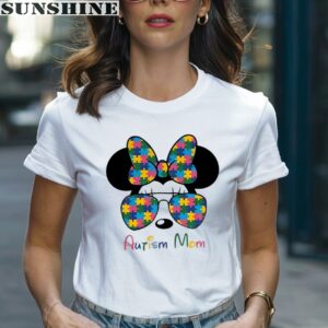 Minnie Disney Autism Awareness Shirt, Puzzle Sunglasses Family Vacation Shirt
