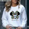 Minnie Disney Autism Awareness Shirt Puzzle Sunglasses Family Vacation Shirt 4 sweatshirt