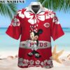 Minnie Mouse Cincinnati Reds Short Sleeve Button Up Tropical Hawaiian Shirt 2 hawaiian shirt
