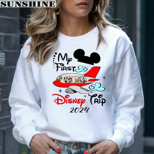 My First Disney Trip 2024 Shirt Disney Family Trip 4 sweatshirt