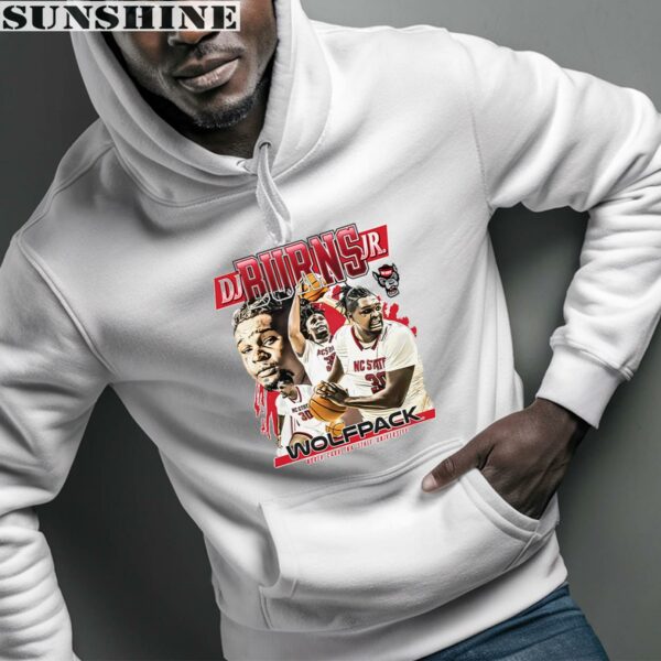 NC State Basketball DJ Burns Jr Shirt 4 hoodie