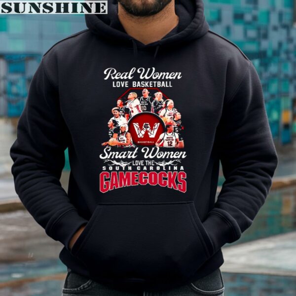 NCAA Real Women Love Basketball Smart Women Love The South Carolina Shirt 4 hoodie