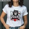 NCAA Team Mascot Basketball NC State Shirt 2 women shirt