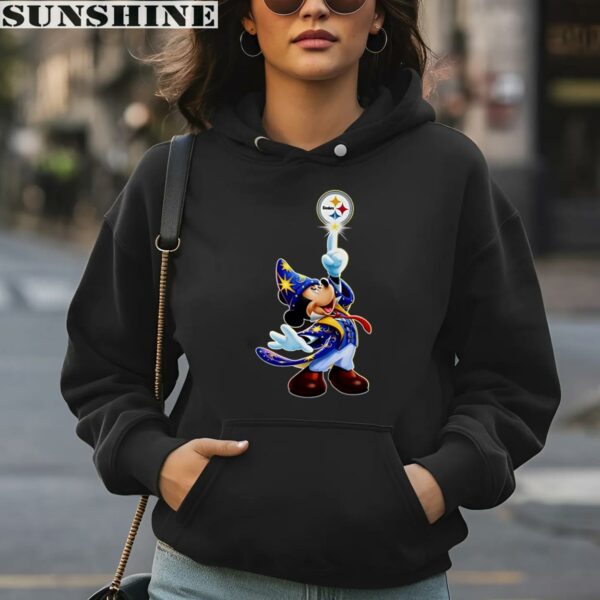 NFL Football Pittsburgh Steelers Magic Mickey Disney Shirt 4 hoodie