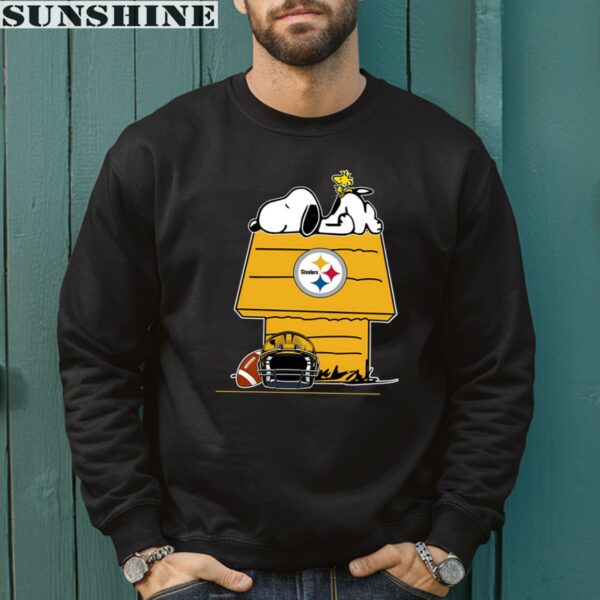 NFL Football Snoopy Woodstock The Peanuts Movie Pittsburgh Steelers Shirt 3 sweatshirt