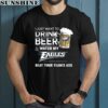 NFL I Just Want To Drink Beer And Watch My Eagles Shirt
