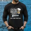 NFL I Just Want To Drink Beer And Watch My Eagles Shirt 5 long sleeve
