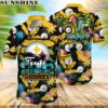 NFL Pittsburgh Steelers Hawaiian Shirt Flower Relaxed Island