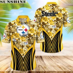 NFL Pittsburgh Steelers Hawaiian Shirt Tropical Aloha Shirt