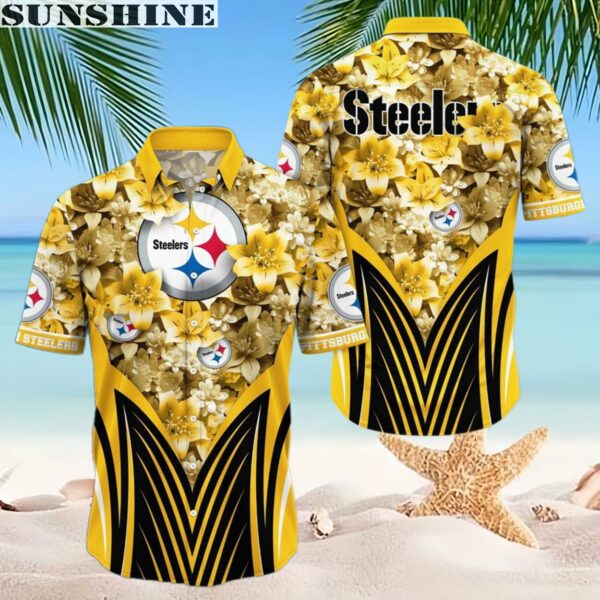 NFL Pittsburgh Steelers Hawaiian Shirt Tropical Aloha Shirt 2 hawaiian shirt