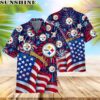 NFL Pittsburgh Steelers Memorial Firework Hawaiian Shirt Tropical Aloha