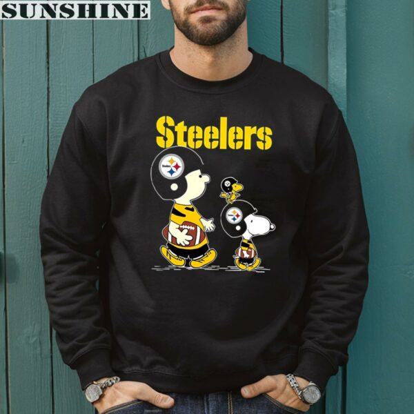 NFL Pittsburgh Steelers Snoopy And Friends Walking Shirt 3 sweatshirt