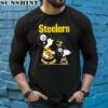 NFL Pittsburgh Steelers Snoopy And Friends Walking Shirt 5 long sleeve