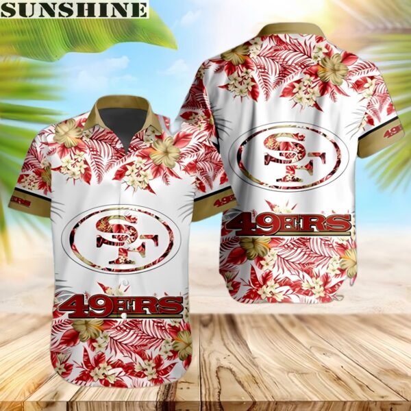 NFL San Francisco 49ers Floral Tropical Hawaiian Shirt Team Spirit 1 hawaii