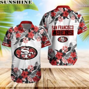 NFL San Francisco 49ers Hibiscus Flower Hawaiian Shirt 1 hawaii