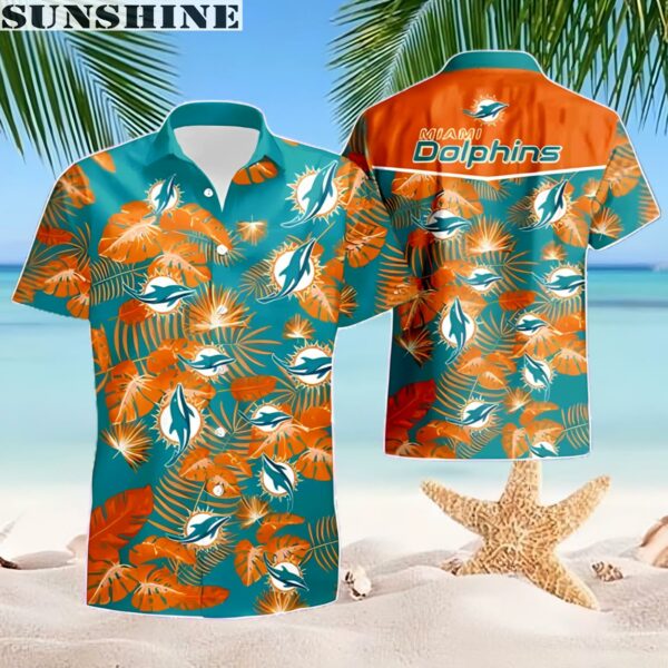 National Football League Miami Dolphins Hawaiian Shirt 2 hawaiian shirt