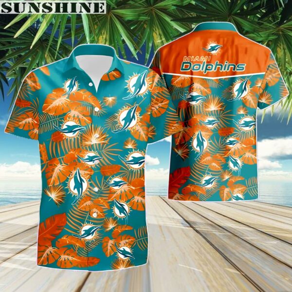 National Football League Miami Dolphins Hawaiian Shirt 3 Aloha shirt