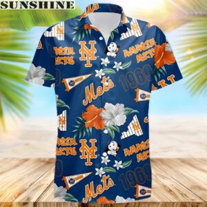 New York Mets City Style Button Up Summer Hawaiian Shirt 1 hawaii