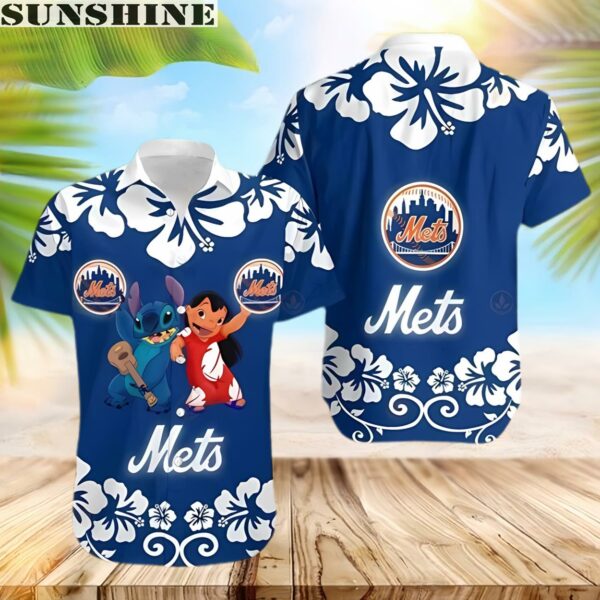 New York Mets Lilo Stitch Hawaiian Shirt 1 hawaii