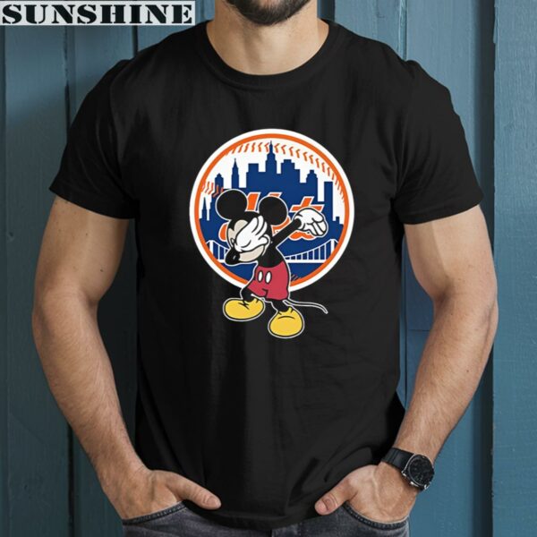 New York Mets MLB Baseball Dabbing Mickey Disney Shirt