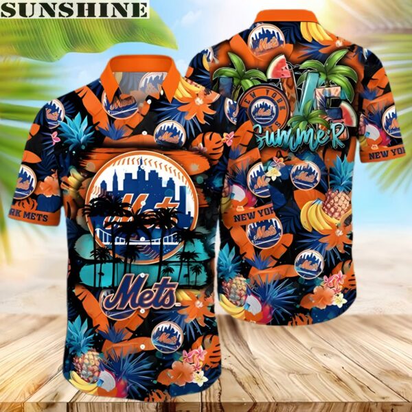 New York Mets MLB Summer Hawaiian Shirt Warmth Aloha Shirt 1 hawaii