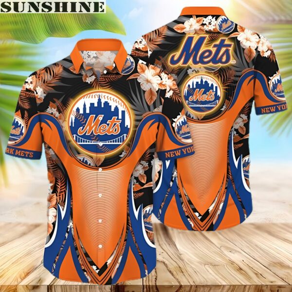 New York Mets MLB Tropical Flower Hawaiian Shirt