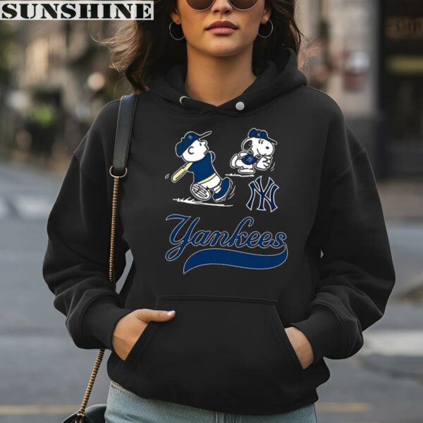 New York Yankees Snoopy Baseball Shirt Gift For MLB 4 hoodie