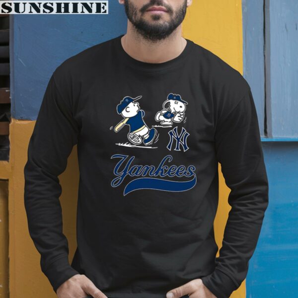 New York Yankees Snoopy Baseball Shirt Gift For MLB 5 long sleeve shirt