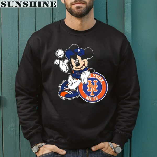 Nice Mickey Mouse Hat New York Mets Baseball Shirt 3 sweatshirt