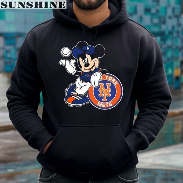 Nice Mickey Mouse Hat New York Mets Baseball Shirt 4 hoodie
